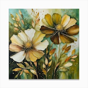 Two Flowers 1 Canvas Print