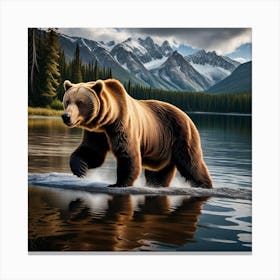 Grizzly Bear Canvas Print