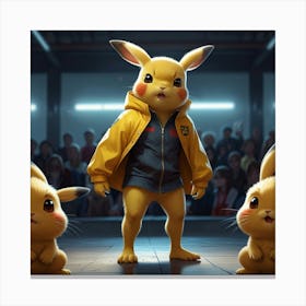 Pokemon Pikachu 3 Canvas Print