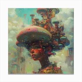 Futuristic City 8 Canvas Print