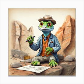 Gecko 7 Canvas Print