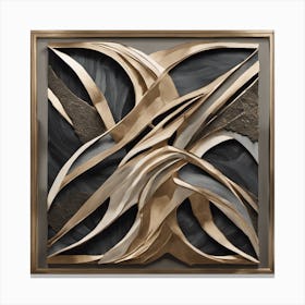 Abstract Sculpture Canvas Print