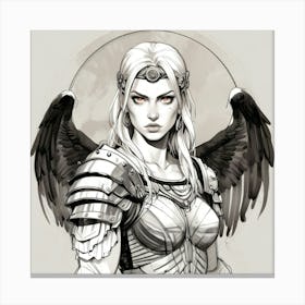 Angel Warrior Canvas Print