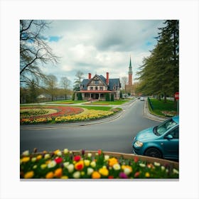 Tulips In Bloom 1 Canvas Print