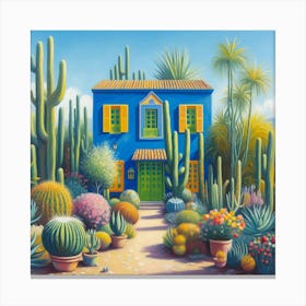 Cactus Garden 1 Canvas Print