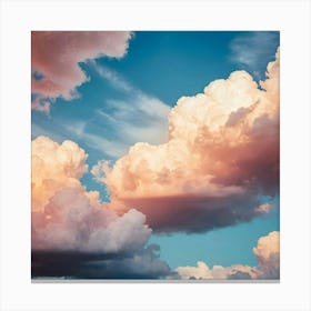 Cloud Stock Videos & Royalty-Free Footage 1 Canvas Print