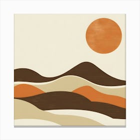 Desert Landscape Canvas Print Canvas Print