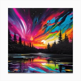 Rainbow In The Sky Canvas Print