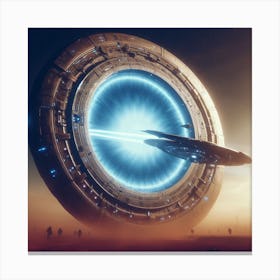 Alien Spaceship 1 Canvas Print