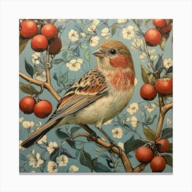 Bird On A Branch Art 2 Canvas Print