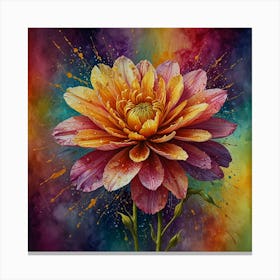 Dahlia 3 Canvas Print