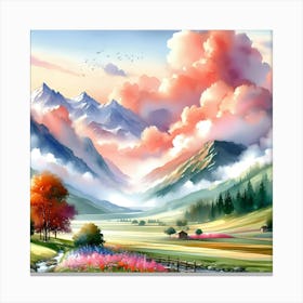 Landscape Painting 170 Canvas Print