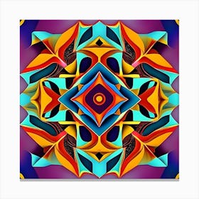 Abstract Mandala 6 Canvas Print