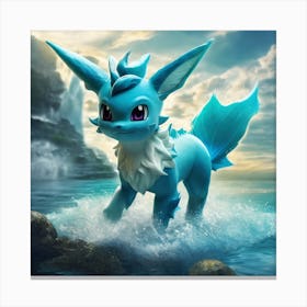 Pokemon Eevee 11 Canvas Print