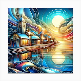 Psychedelic Painting 23 Canvas Print