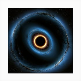 Black Hole That Can Be Seen From Earth (3) Canvas Print