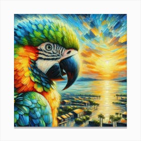 Parrot of Amazon parrot 4 Canvas Print