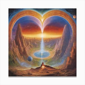 Heart Of The Universe Canvas Print