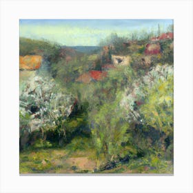 Apricot Orchard Canvas Print