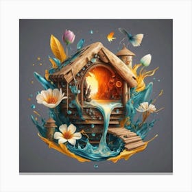 Fairy House 4 Canvas Print