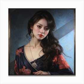 Chinese Woman 1 Canvas Print