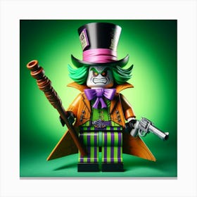 Mad Hatter from Batman in Lego style 1 Canvas Print
