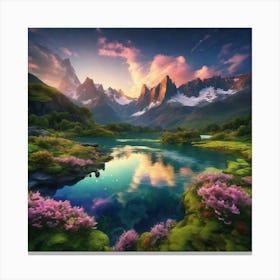 Mountain Landscape 1 Canvas Print