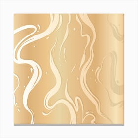 Maple Liquid Marble 01 Canvas Print