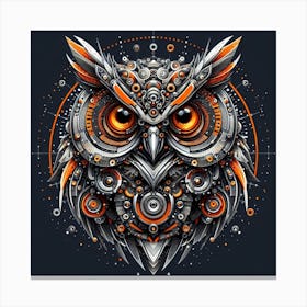 Mechanical Owl Canvas Print