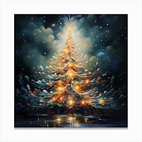 Festive Strokes Resonance Canvas Print