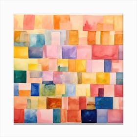 Abstract Squares 2 Canvas Print