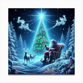 Christmas Santa 2 Canvas Print