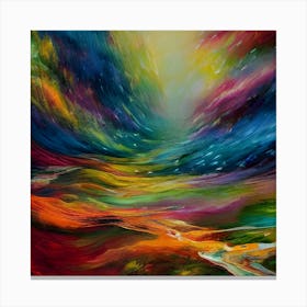 Abstract Painting Canvas Print
