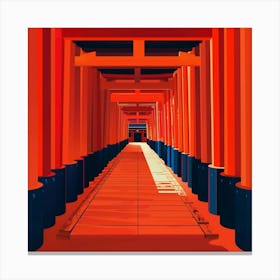 Fiji Tori Tori Gate Canvas Print