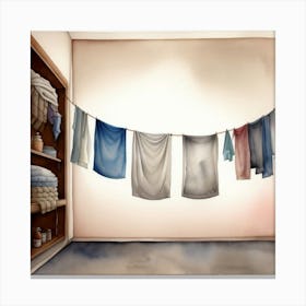 It's Laundry Day! Canvas Print