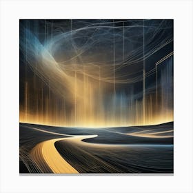 Abstract Landscape Canvas Print