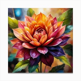 Dahlia 9 Canvas Print