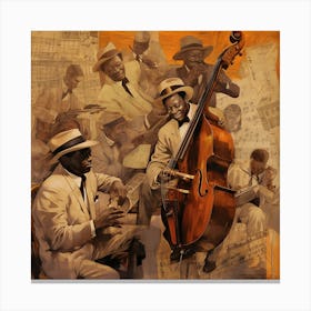 Jazz Musicians 14 Canvas Print