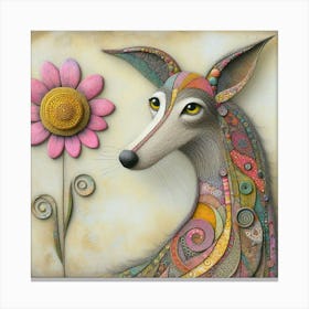 A whimsical dog 6 Canvas Print