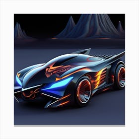 Car Racing Game Canvas Print