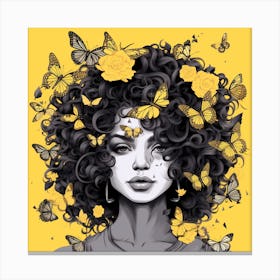 Butterfly Girl 22 Canvas Print