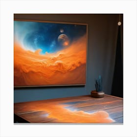 Abstract Painting Canvas Print