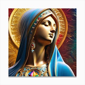 Virgin Mary 40 Canvas Print