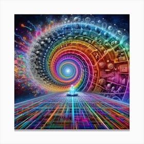 Spectrum of infinite 1 Canvas Print