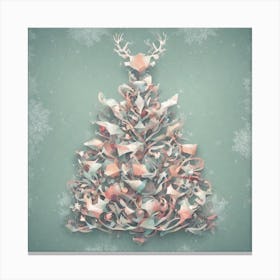 Christmas Tree, Christmas Tree, Christmas vector art, Vector Art, Christmas art Canvas Print