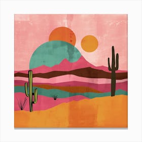 Desert Landscape Canvas Print 1 Canvas Print