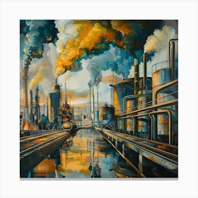 Industrial City 2 Canvas Print