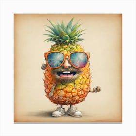 Pineapple 5 Canvas Print