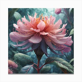 PINK FLOWER 411 Canvas Print