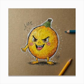 Life Is A Lemon 1 Canvas Print